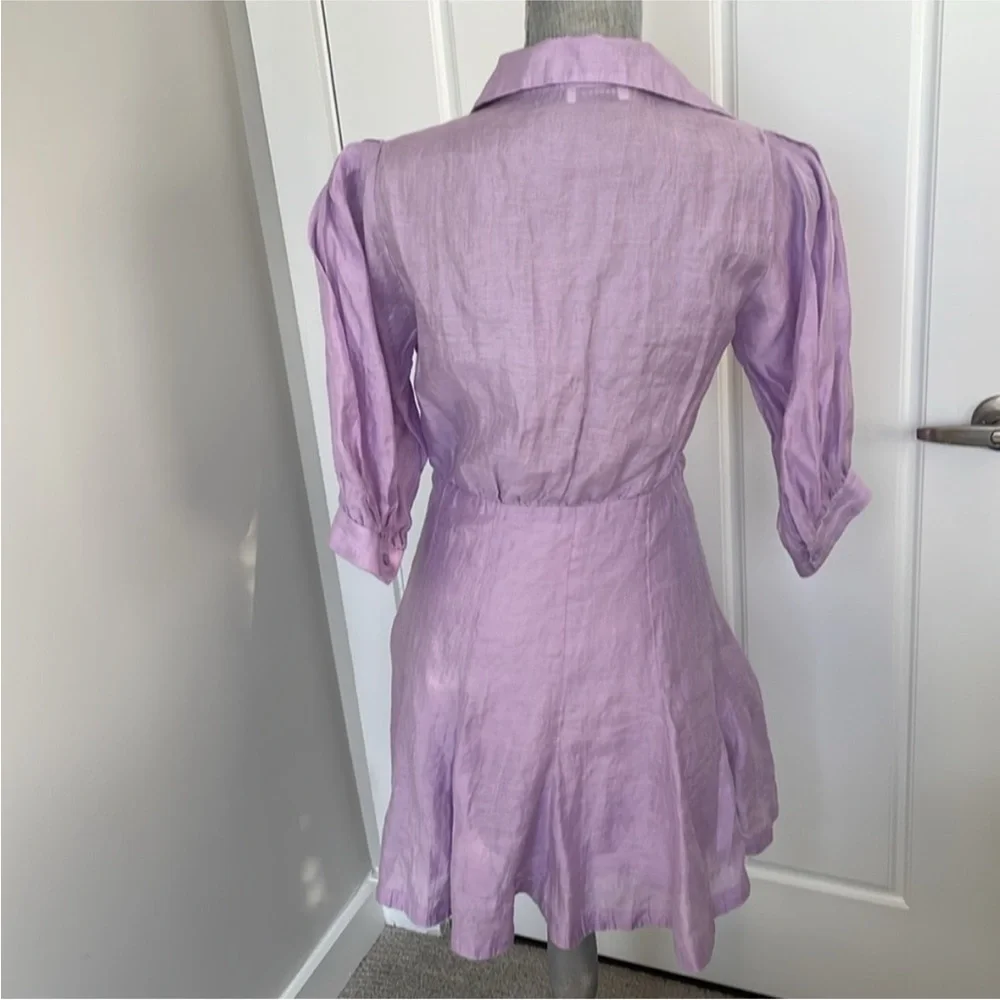 Sandro “Kya” Purple Mini Skater Dress for Night Out - EUC - Picture 4 of 6